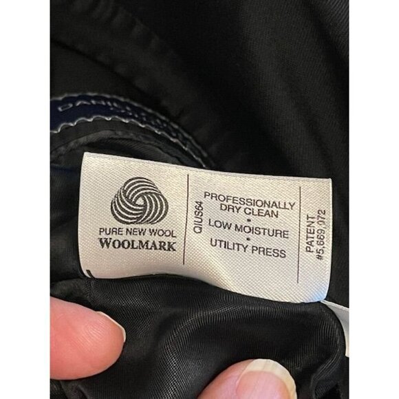 Daniel Cremieux Collection Blazer Men's 42R Black Pure New Wool Woolmark union - Picture 4 of 16